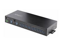 TAA - Rozbočovač - 16 x USB 3.2 Gen 1 - desktop, Dá sa montovať do rozvádzača, dá sa montovať na konzolu DIN, na pripevnenie na stenu - kompatibilný s TAA