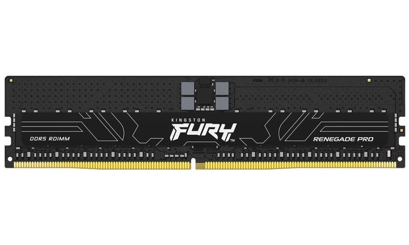 Kingston FURY Renegade Pro/DDR5/128GB/6000MHz/CL32/4x32GB/Black Operacní pamet, DDR5, 128GB (4× 32GB kit), 6000MHz, DIMM, CL32, ECC Reg, cerná