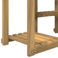 vidaXL Stojan na rastliny Biela 85 x 30 x 114,5 cm