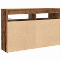 vidaXL Servírovacia skriňa Staré drevo 116 x 30 x 75 cm