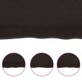 vidaXL Nástenná polica tmavohnedá 40x30x(2-6) cm ošetrený dubový masív