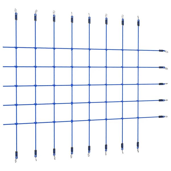 vidaXL Sieť na lezenie 200x150 cm modrá