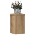 vidaXL Stojany na rastliny 2 ks dub artisan 10x10x18 cm kompoz. drevo