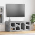 vidaXL TV skrinka ELST 100 x 35 x 40 cm Betónová šedá Kompozitné drevo