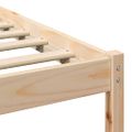 vidaXL Rám postele Hnedá 200 x 200 cm Masívne borovicové drevo