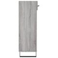 vidaXL Botník sivý dub sonoma 60x35x105 cm kompozitné drevo