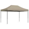 vidaXL Párty stan 279 x 410 x 315 cm Sivohnedá Oxfordská látka