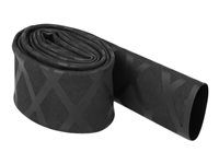 Tepelne zmršťovacie hadičky - 1 m - čierna, X-pattern