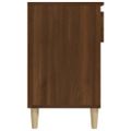 vidaXL Botník hnedý dub 102x36x60 cm spracované drevo