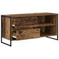 vidaXL TV skrinka 100 x 36 x 49,5 cm Staré drevo Kompozitné drevo