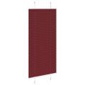 vidaXL Plisovaná roleta bordová červená 60x100 cm šírka látky 59,4 cm polyester