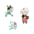 Rozprávkové puzzle Pinocchio 54 ks