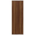 vidaXL Regál na topánky hnedý dub 54x34x100,5 cm spracované drevo