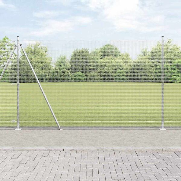 vidaXL Vonkajší zváraný drôtový plot s betónovým základom 25 x 1,4 m