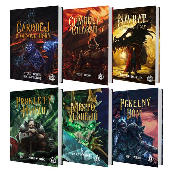 Fighting Fantasy: sada kníh v pevnej väzbe