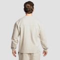 Mikina Aura Jumper Grey - GymBeam, veľkosť M, 95 % cotton, 5 % elastane