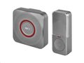 EMOS P5735SS GoSmart strieborný domový bezdrôtový zvonček do zásuvky s WiFi