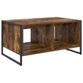 vidaXL Konferenčný stolík Dymová dub 80 x 50 x 40 cm Kompozitné drevo