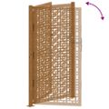 vidaXL Záhradná brána 100x200 cm odolná oceľ s krížovým dizajnom