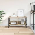 vidaXL Regál na knihy 2 úrovní 82 x 32 x 47 cm Kompozitné drevo