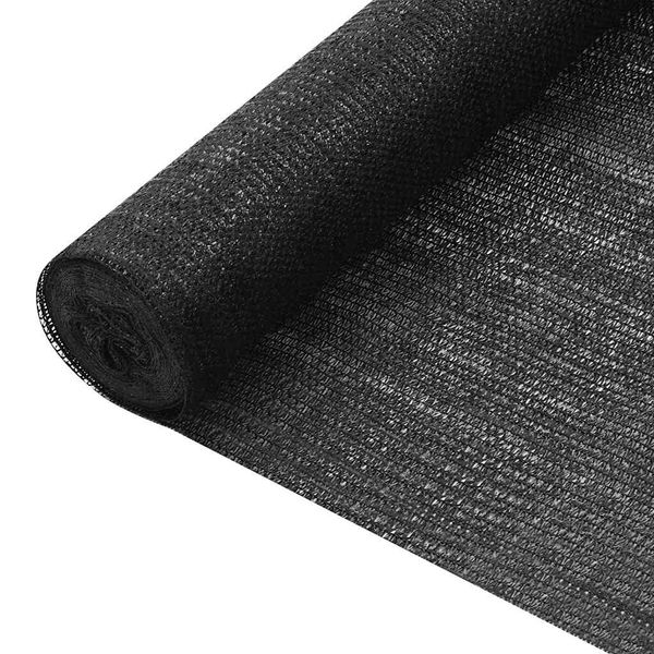 vidaXL Tieniaca sieť čierna 1x10 m HDPE 75 g/m²