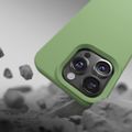Puzdro Etteri Silicone pre iPhone 12 / 12 Pro 6,1" svetlozelená