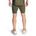 Pánske šortky Combat Olive Grey - GymBeam, veľkosť M