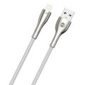 Forever Sleek kábel USB - Lightning 1,0 m 2,4A biely