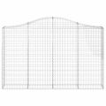 vidaXL Oblúkové gabionové koše 6 ks 200x30x120/140 cm pozink. železo
