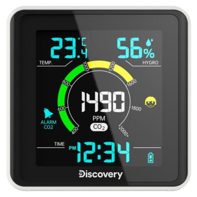 Meteorologická stanica Levenhuk Discovery Report WA40 s monitorovaním obsahu CO2 vo vzduchu