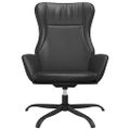 vidaXL Relaxačné kreslo čierne umelá koža