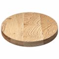 vidaXL Stolová doska 100x50x4 cm dubový masív oválny