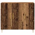 vidaXL Servírovacia skriňa Staré drevo 90 x 34 x 80 cm