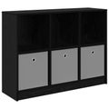 vidaXL Servírovacia skriňa Čierny dub 102 x 32 x 73,5 cm