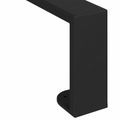 vidaXL Nohy nábytku 12 ks Čierna 436 x 40,5 x 100 mm Železo