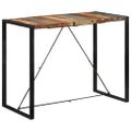 vidaXL Barový stôl 140x70x110 cm masívne recyklované drevo