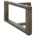vidaXL Nohy konferenčného stolíka v tvare T, 2 ks, čierne, 60x25x(30-31) cm, oceľové