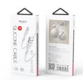 Yesido silicone cable CA119 12W usb/lightning 1M 2,4a white