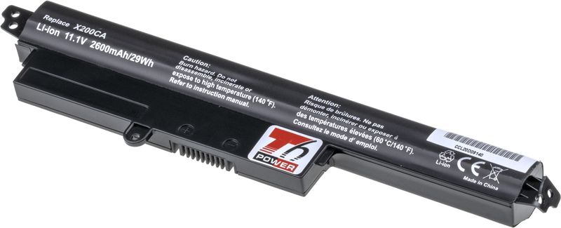 Batéria T6 Power pre Asus X200CA, X200LA, X200MA, F200CA, F200LA, F200MA, 2600mAh, 29Wh, 4cell