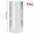 vidaXL Reflexná fólia za radiátor Strieborná 15 x 1 m Polyetylén