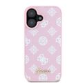 Puzdro Guess pre iPhone 16 6,1" GUHMP16SPGPYSP ružové pevné puzdro Peony Script MagSafe