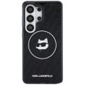 Puzdro Karl Lagerfeld IML Repeated Choupette MagSafe pre Samsung Galaxy S26 Ultra čierne