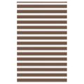 vidaXL Zebra roleta hnedá 150x230 cm šírka látky 145,9 cm polyester