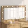 vidaXL Toaletné zrkadlo Remeselný dub 100 x 55 x 18 cm Obdĺžnikový