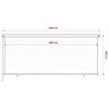 vidaXL Vonkajšia zatemňovacia roleta 355 (Š) x 140 (V) cm modrá HDPE
