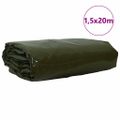 vidaXL Tarpaulin 650g / m² Olivovo zelená 1,5 x 20 m