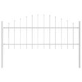 vidaXL Záhradný plot WOERDEN 7 ks 170 x 115 cm Biela