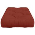 vidaXL Vankúš na paletu VIANEN 100% polyester Červená 120 x 50 x 12 cm