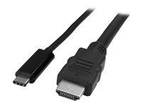 StarTech USB C to HDMI Adapter Cable - USB Type-C HDMI - 2m 6 ft. - 4K - Externý video adaptér - USB-C - HDMI - pre P/N: TB33A1C