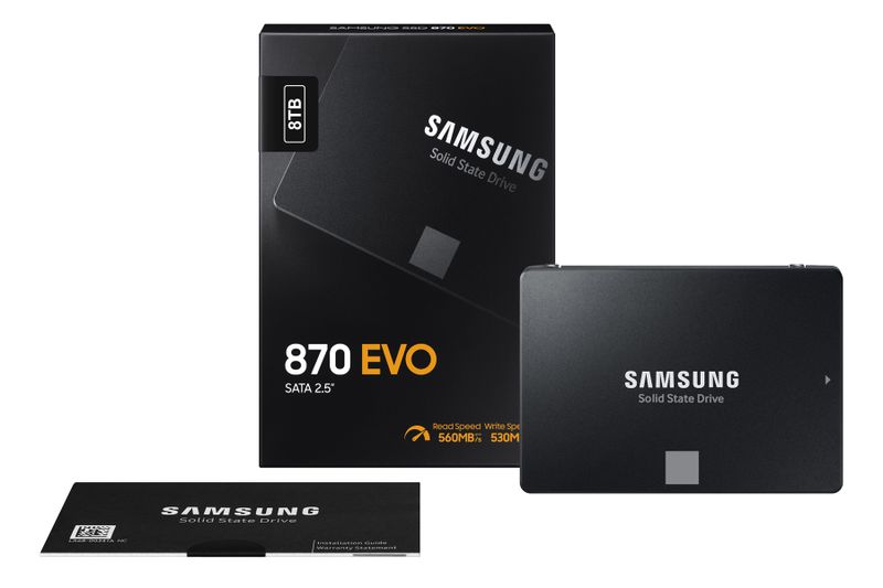 Samsung 870 EVO/8TB/SSD/2.5''/SATA/Čierna/5R